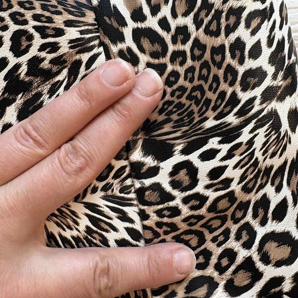 PRINCESS POLLY Samira Leopard Mini Skirt Cheetah Print‎ Vintage Y2K Indie